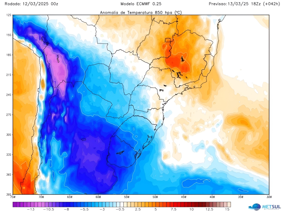 Nova Massa de Ar Frio Chega ao RS e Mantém o Clima Agradável nos Próximos Dias